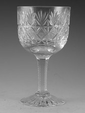 Thomas WEBB Crystal - WELLINGTON Cut - White Wine Glass / Glasses - 5 1/8" 2nd