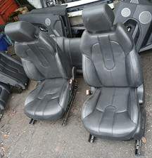 RANGE ROVER EVOQUE FRONT SEATS ONLY IN BLACK LEATHER 2011-2015 2013 ~