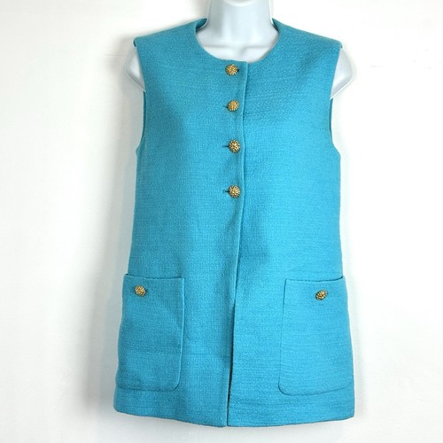 Zara sleeveless jacket blue - xs,