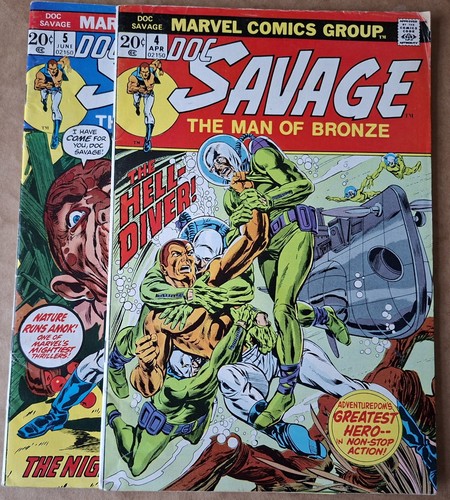 Doc savage lot gd - savage, x2