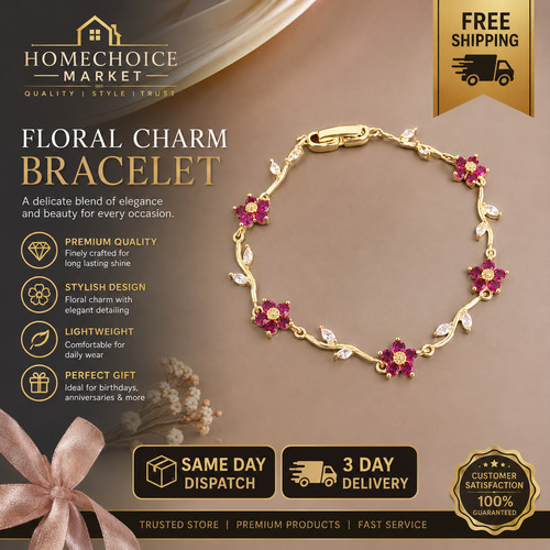 Women gold plated floral - gold,