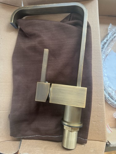 Brushed brass kitchen mixer - brushed,