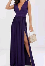 Asos Design Premium Lace Insert Pleated Maxi Dress Plus Size 24 Bnwt