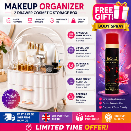 Makeup organiser drawer - makeup,