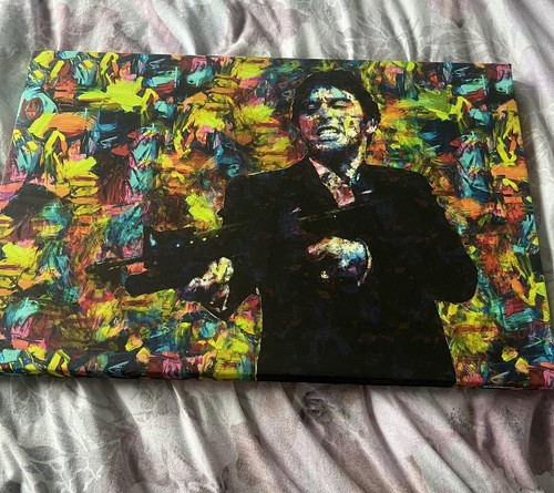 Scarface multicoloured canvas - scarface,