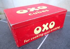 Vintage 1950's OXO Cubes Tin -