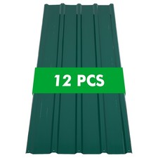 12x Green Metal Cladding