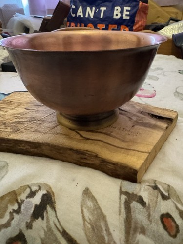 Vintage copper gregorian bowl - gregorian,