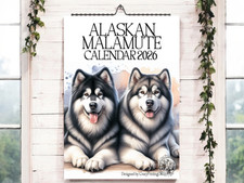 Alaskan Malamute Calendar