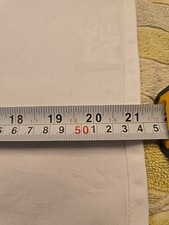 Vintage Damask Linen Napkin Set X  6. Excellent Condition Used 21 Inch X 19 Inch