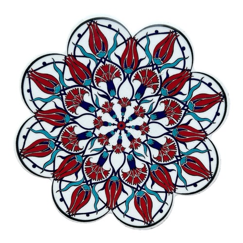 Turkish iznik ceramic flower - turkish,