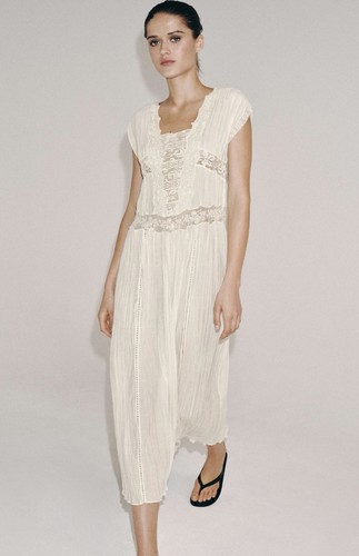 Zara collection pleated - zara, zw