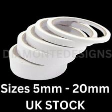 Double Sided Sticky Tape 5mm 8mm 10mm 20mm Strong Craft DIY Adhesive Roll UK