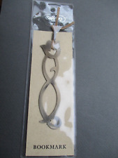 BOOKMARK Bronze Coloured Metal Flower Unused in Packet
