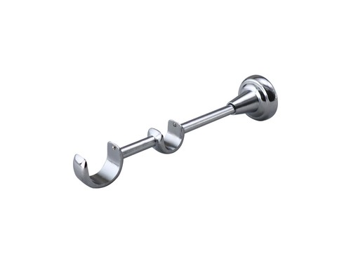 Chrome curtain pole rod - curtain,