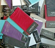 Signature Linen Look Tablecloths Table Runners Napkins Placemats 8 Colours. NEW!