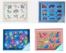 Kids Wooden Soft Padded Cushioned Bean Bag Children Lap Dinner Laptop Food Tray