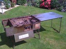British Army Field Kitchen No5 4 Burner Propane Cooking Stove Scouts, Cadets BBQ