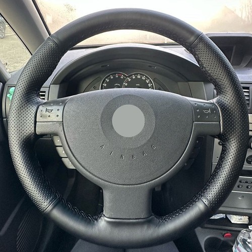 Leather steering wheel - leather,