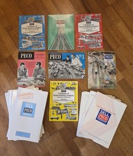 19x Peco Model Railways  catalogues PPP Trade Vintage 1960 - 1990s [Jun25]