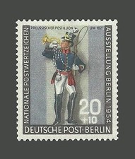Germany Berlin Stamps 1954