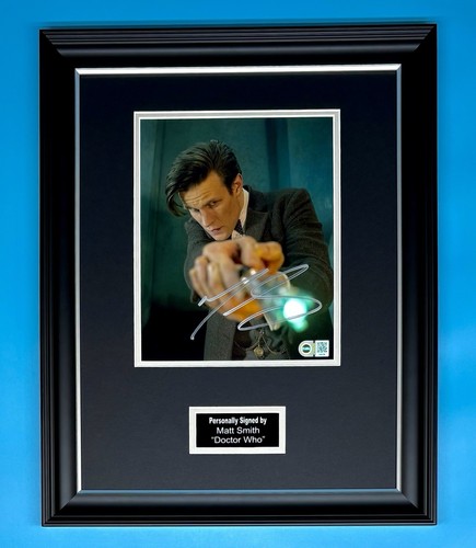 Matt smith signed - matt, framed