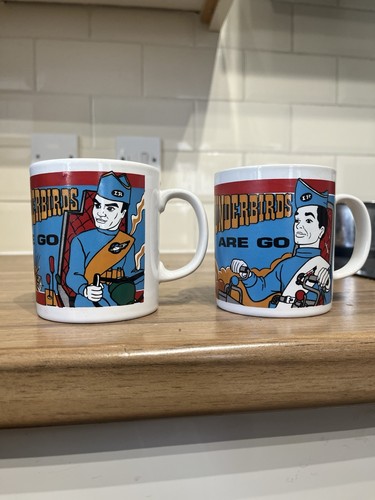 Vintage 1993 thunderbirds - thunderbirds, mugs