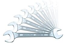 Stahlwille 10A/7 '10A Series' 7 Piece Double Open Ended AF Spanner Set 1/4" -...