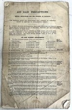 Air raid precautions - raid,