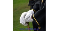 Ceremonial white gloves - ceremonial,
