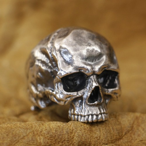 Chin skull ring 925 - chin,