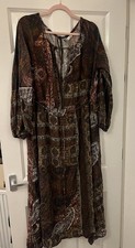 Zara Dress Long Ethnic Style