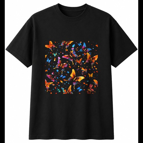 Koi butterfly shattered mens - koi,