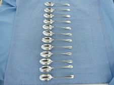ANTIQUE  SET OF 12 STERLING