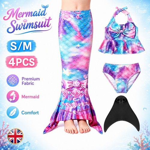 Kids mermaid tail with monofin - tail,