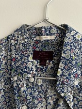 Liberty Print for J Crew Short Sleeve Floral Button Shirt Women & Men’s Small