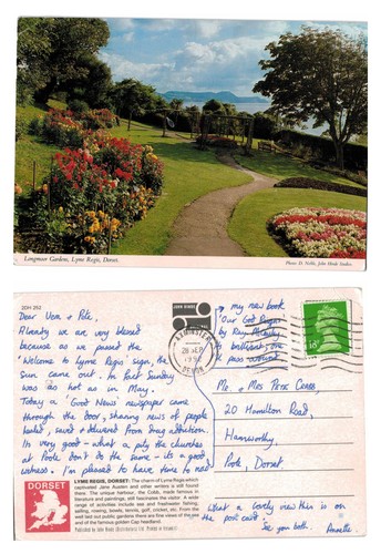 Vintage postcard longmoor - postcard,