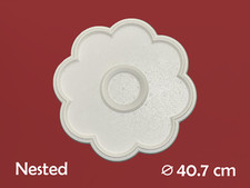 ✨Smal Size Ceiling Rose-Polystyrene White Easy Fit Lightweight-34cm to 42cm✨