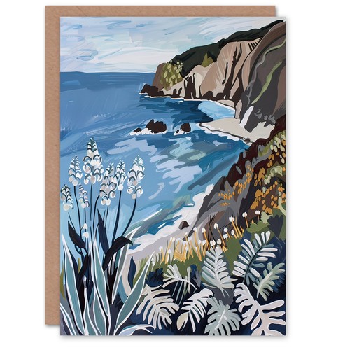 Greeting card cornish coast - greeting,