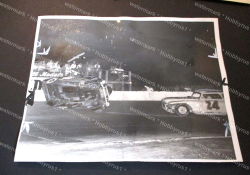 Stock car auto racing crash - car,