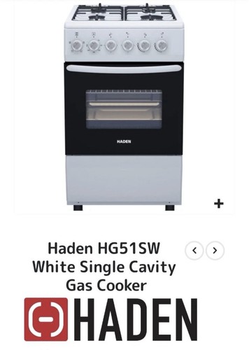 Haden 50cm single gas - haden, cooker