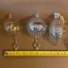 3 Luxury Glass Christmas