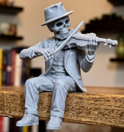 Skeleton shelf sitter figurine - shelf,