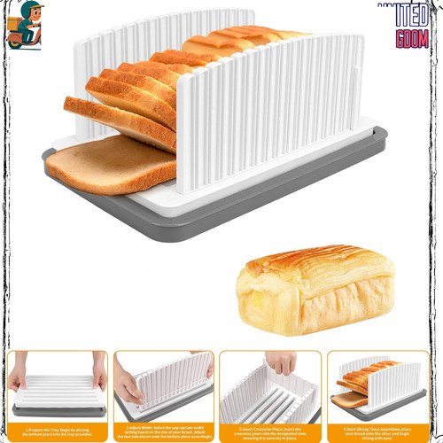 Adjustable bread slicer - adjustable,