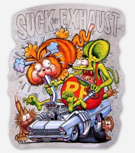 Rat fink suck - exhaust, nova