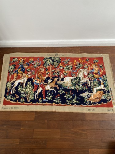 French vintage tapestry - , large