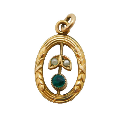 Edwardian rolled gold - gold,, seed