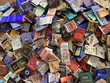 50 Vintage Used Matchbooks