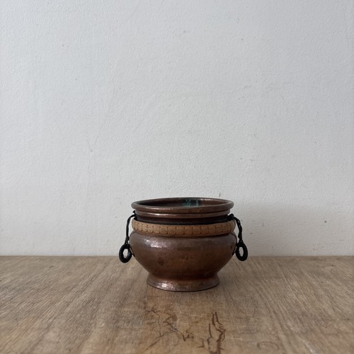 Vintage rustic hammered copper - vintage,