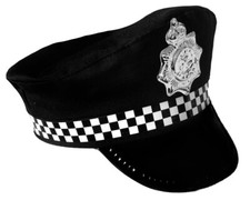 CHILDS POLICE HAT FANCY DRESS